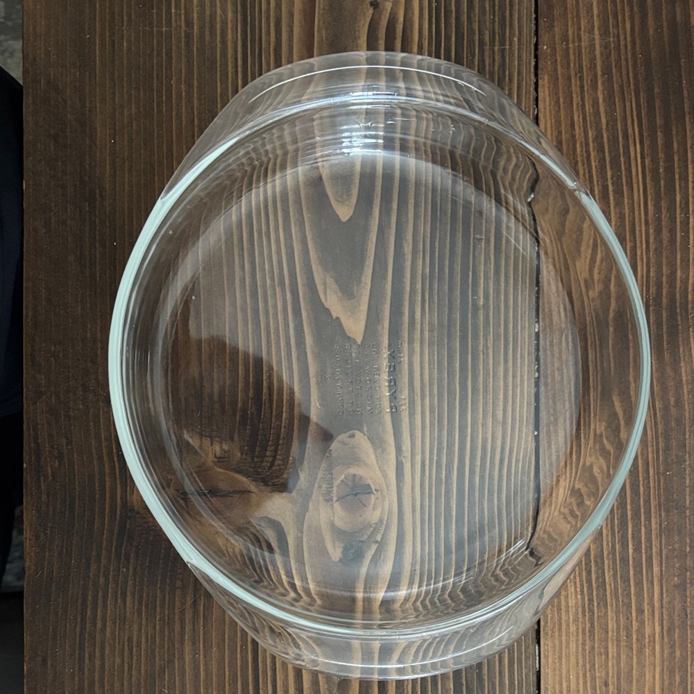 Pyrex Clear Glass Baking Dish Vintae